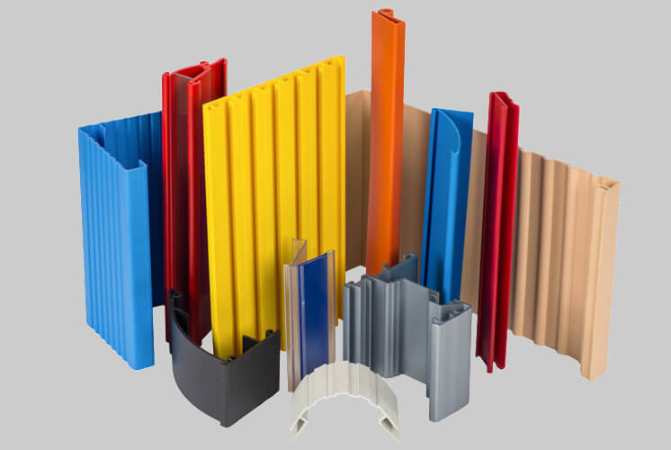 Plastic profile extrusions