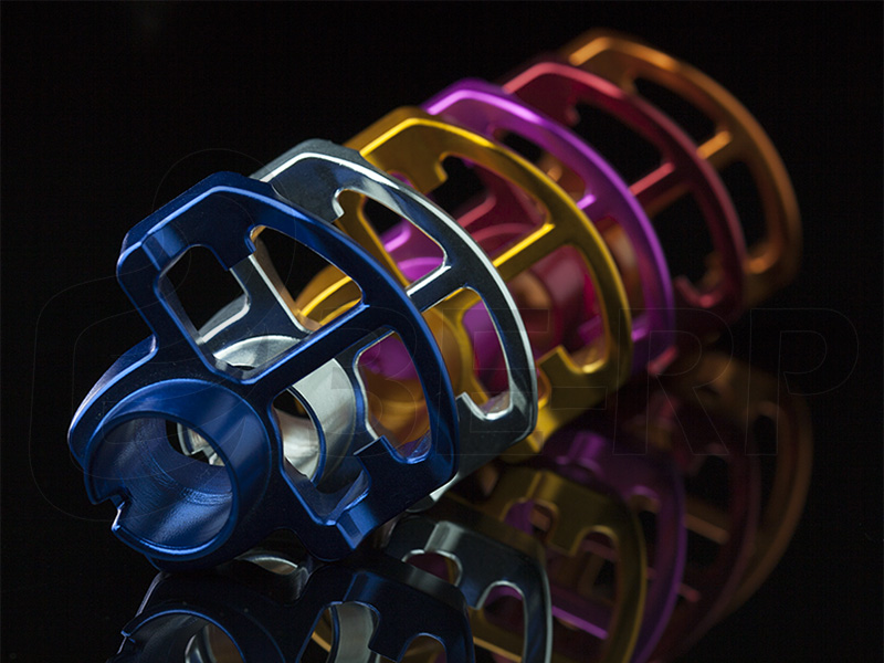 Anodized and finished metal parts